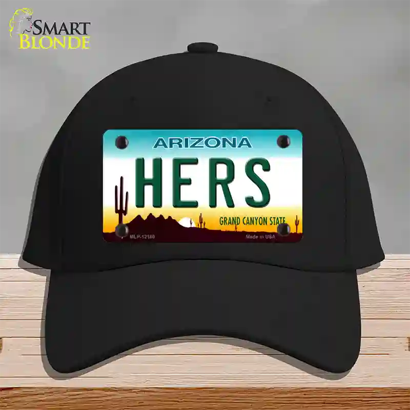 Hers Arizona Novelty License Plate Hat Cotton / Black