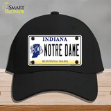 Notre Dame Indiana Novelty License Plate Hat Cotton / Black