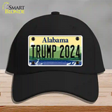 Trump 2024 Alabama Novelty License Plate Hat Cotton / Black