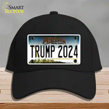 Trump 2024 Montana Novelty License Plate Hat Cotton / Black