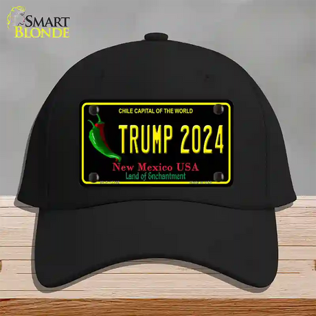 Trump 2024 New Mexico Novelty License Plate Hat Cotton / Black