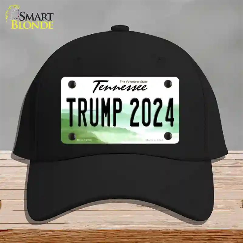 Trump 2024 Tennessee Novelty License Plate Hat Cotton / Black