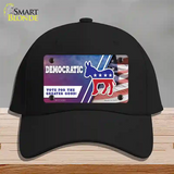 Democratic Vote for Greater Good Novelty License Plate Hat Cotton / Black