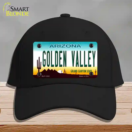 Golden Valley Arizona Novelty License Plate Hat Cotton / Black