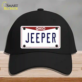 Ohio Jeeper Novelty License Plate Hat Cotton / Black