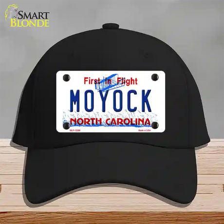 Moyock North Carolina Novelty License Plate Hat Cotton / Black