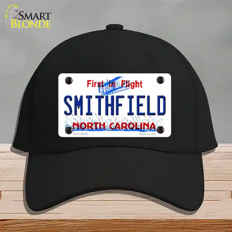 North Carolina Smithfield Novelty License Plate Hat Cotton / Black