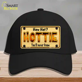 Hottie Know Novelty License Plate Hat Cotton / Black