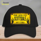 Arizona Scottsdale Novelty License Plate Hat Cotton / Black