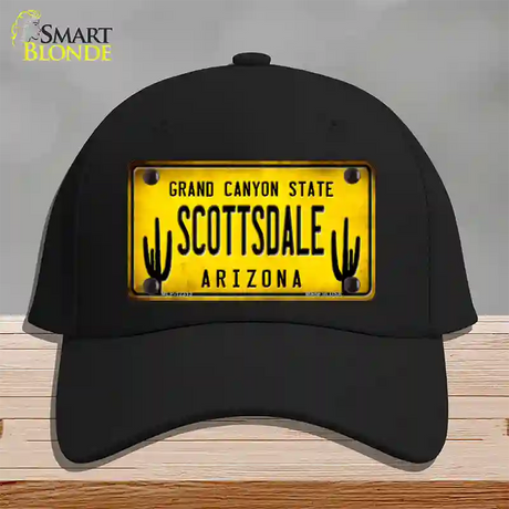 Arizona Scottsdale Novelty License Plate Hat Cotton / Black