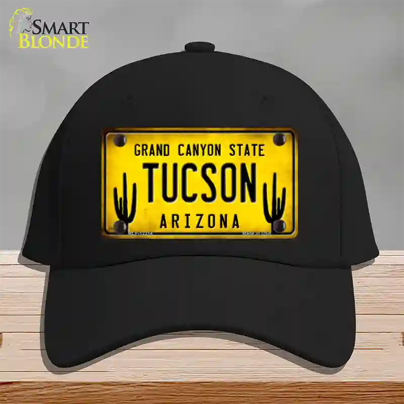 Arizona Tucson Novelty License Plate Hat Cotton / Black