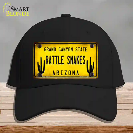 Arizona Rattle Snakes Novelty License Plate Hat Cotton / Black