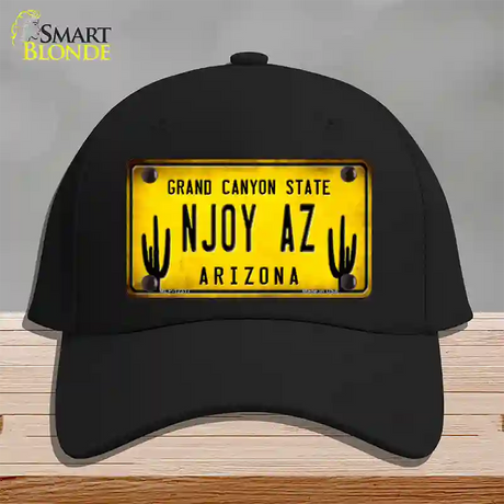 Arizona NJOY AZ Novelty License Plate Hat Cotton / Black