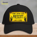 Arizona Prescott Novelty License Plate Hat Cotton / Black