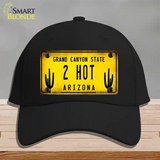 Arizona 2 Hot Novelty License Plate Hat Cotton / Black