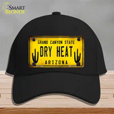 Arizona Dry Heat Novelty License Plate Hat Cotton / Black