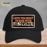 Lifes Too Short Novelty License Plate Hat Cotton / Black