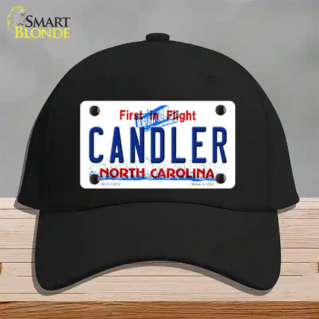 Candler North Carolina Novelty License Plate Hat Cotton / Black