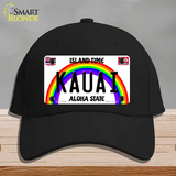 Kauai Hawaii Novelty License Plate Hat Cotton / Black