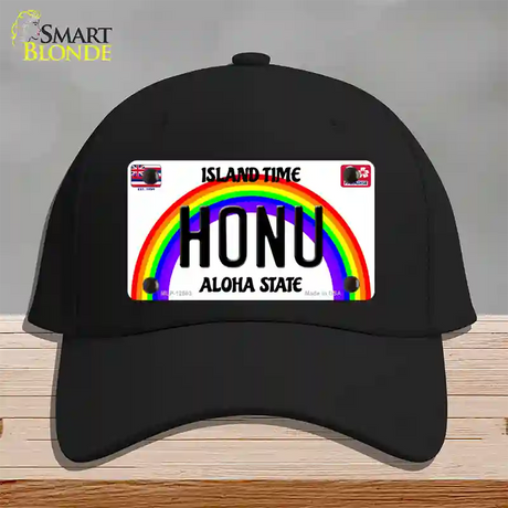 Honu Hawaii Novelty License Plate Hat Cotton / Black