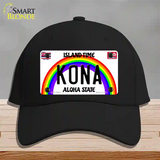 Kona Hawaii Novelty License Plate Hat Cotton / Black