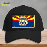 Route 66 Arizona State Flag Novelty License Plate Hat Cotton / Black