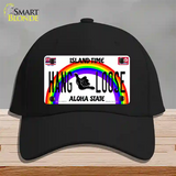 Hang Loose Hawaii Novelty License Plate Hat Cotton / Black