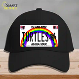 Turtles Hawaii Novelty License Plate Hat Cotton / Black