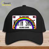 North Shore Hawaii Novelty License Plate Hat Cotton / Black