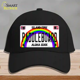 Paddleboard Hawaii Novelty License Plate Hat Cotton / Black