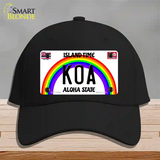 Koa Hawaii Novelty License Plate Hat Cotton / Black