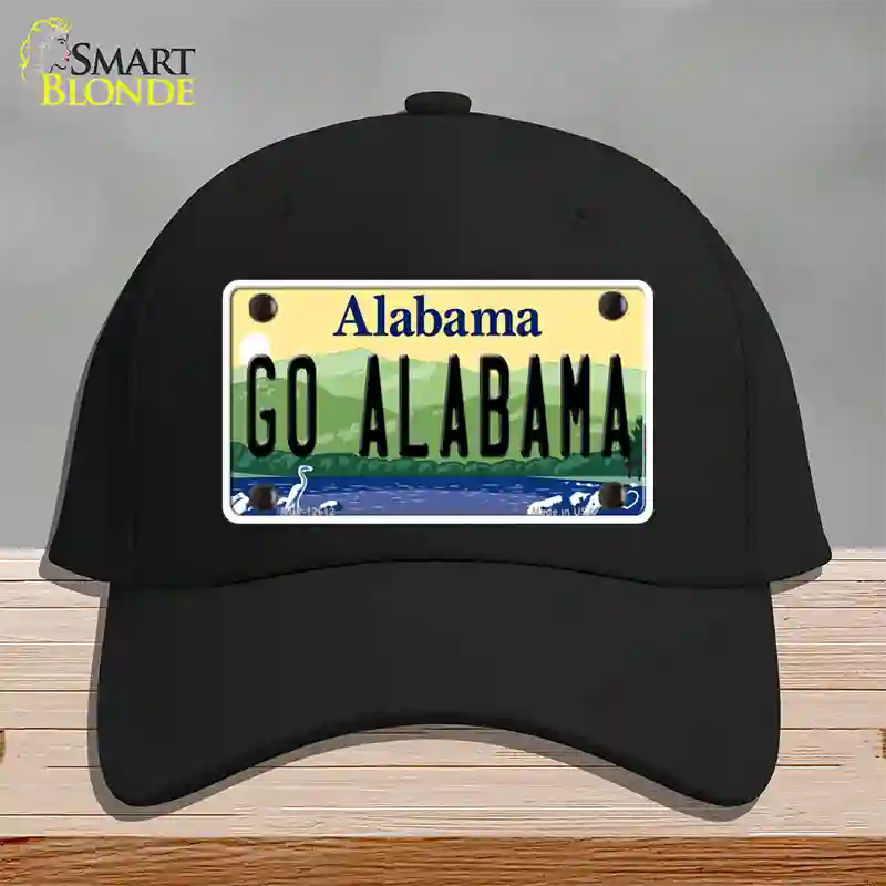 Go Alabama Novelty License Plate Hat Cotton / Black