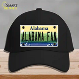 Alabama Fan Novelty License Plate Hat Cotton / Black