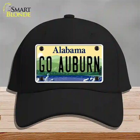 Go Auburn Novelty License Plate Hat Cotton / Black