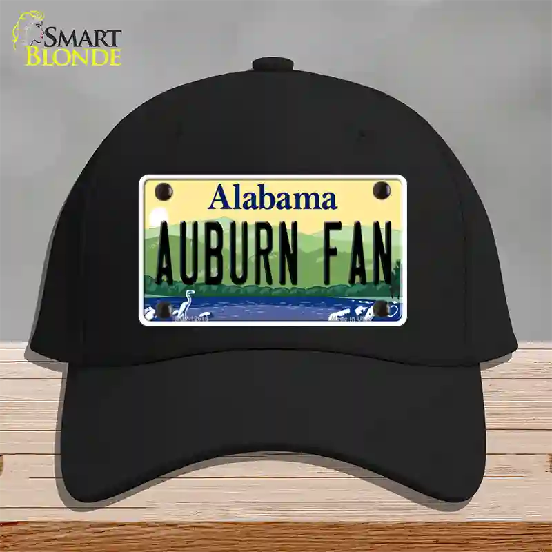 Auburn Fan Novelty License Plate Hat Cotton / Black