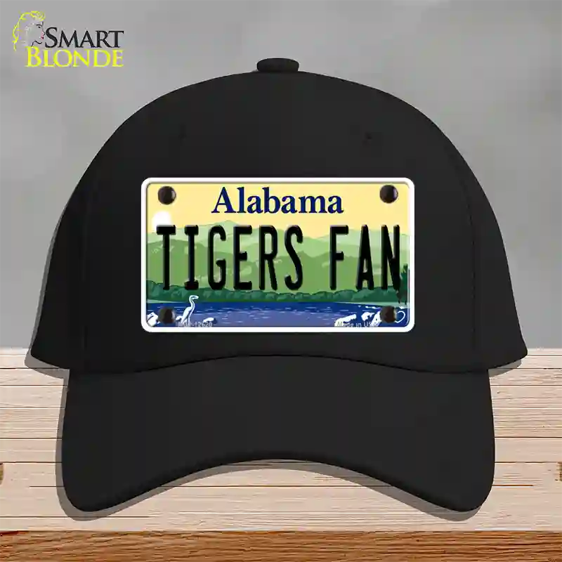 Tigers Fan Novelty License Plate Hat Cotton / Black