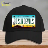 Go Sun Devils Novelty License Plate Hat Cotton / Black