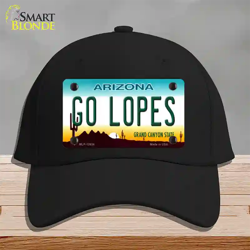 Go Lopes Novelty License Plate Hat Cotton / Black