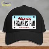 Arkansas Fan Novelty License Plate Hat Cotton / Black