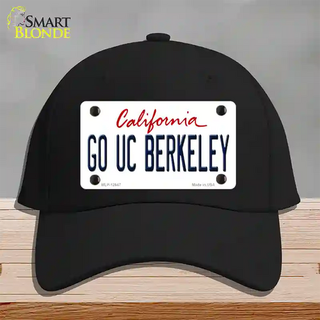 Go UC Berkeley Novelty License Plate Hat Cotton / Black