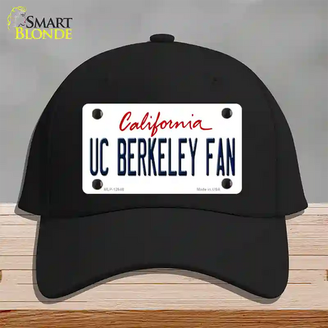 UC Berkeley Fan Novelty License Plate Hat Cotton / Black