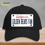 Golden Bears Fan Novelty License Plate Hat Cotton / Black