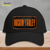 Huckin Farley Novelty License Plate Hat Cotton / Black