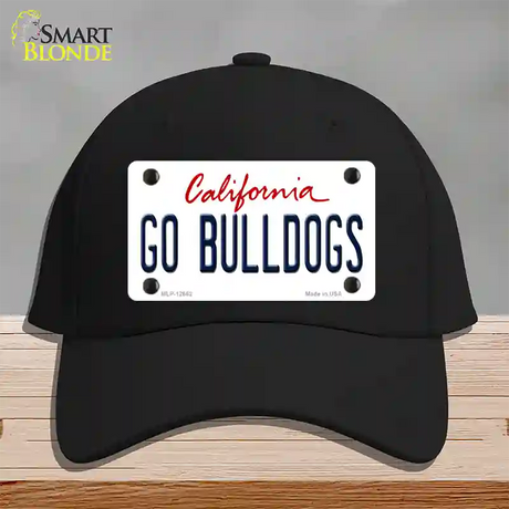 Go Bulldogs Novelty License Plate Hat Cotton / Black