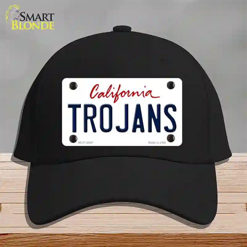 Trojans Novelty License Plate Hat Cotton / Black