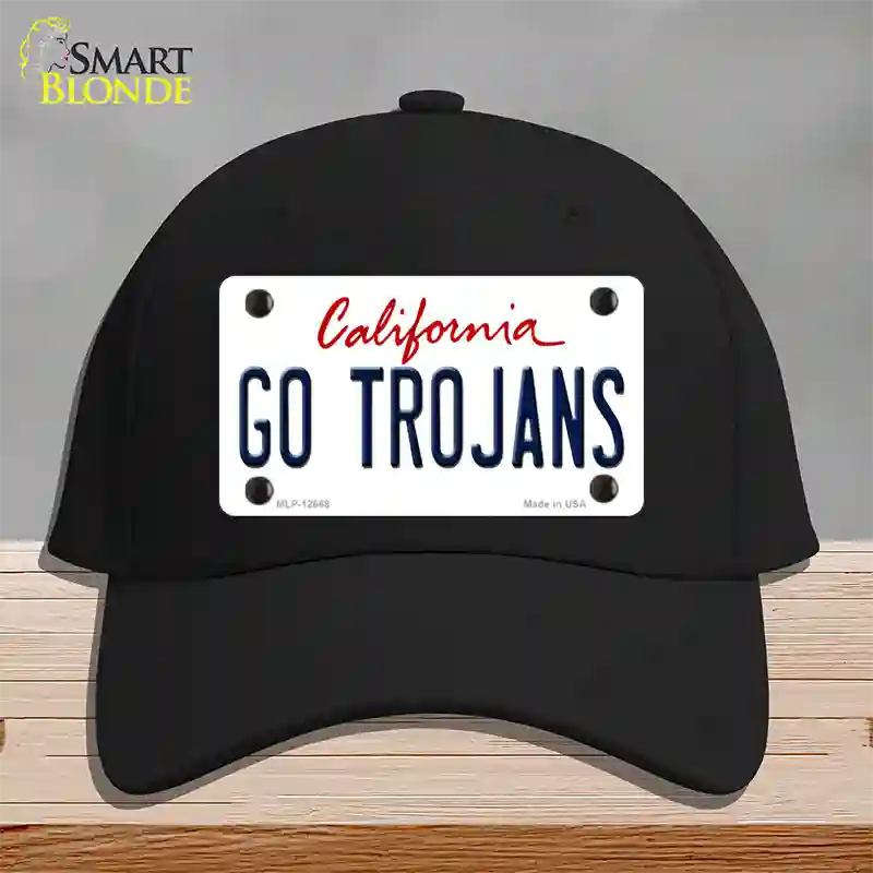 Go Trojans Novelty License Plate Hat Cotton / Black