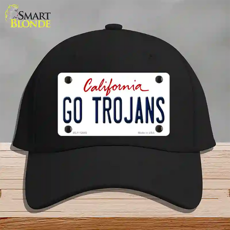 Go Trojans Novelty License Plate Hat Cotton / Black