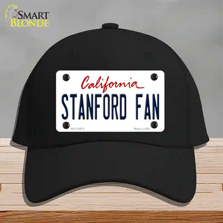 Stanford Fan Novelty License Plate Hat Cotton / Black