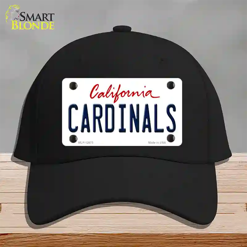 Cardinals Novelty License Plate Hat Cotton / Black