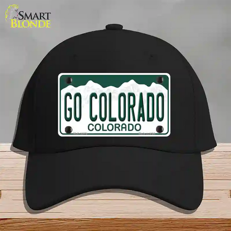 Go Colorado Novelty License Plate Hat Cotton / Black